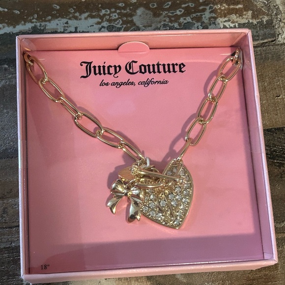 NWT | ๐ Juicy Couture Gold Heart Necklace ๐ - Picture 5 of 7